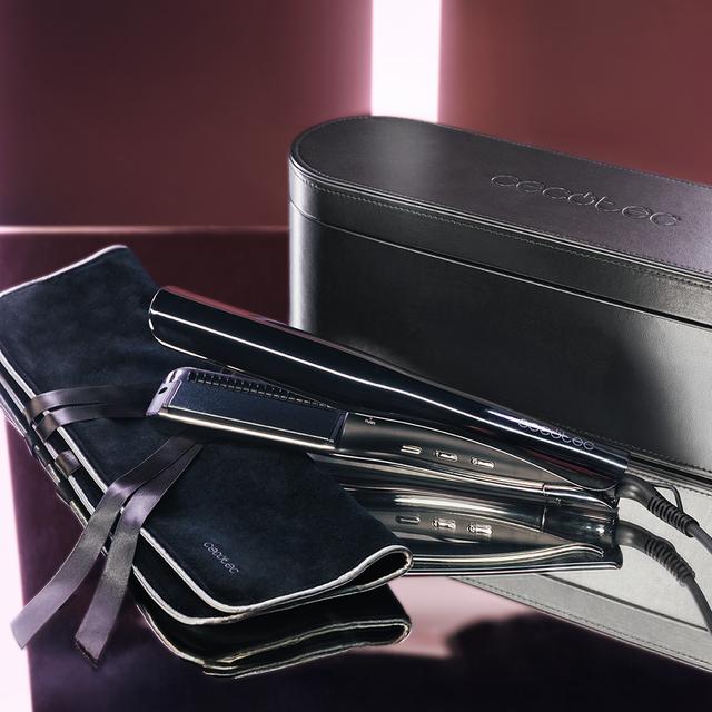 Lisse iSteamy Dampf- und Infrarot-Haarglätter, Perfektes Glätten ohne Schäden, Tiefenhydration und glänzendes Finish, Lockt und glättet, Regulierbare Temperatur, Premium-Design + Deluxe-Etui
