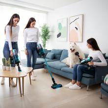 Aspirateur balai Conga Rockstar 7500 Astral ErgoWet Animal T 4-en-1 d'une puissance de 680 W, 30 kPa et 90 minutes d'autonomie. Pinceau Jalisco. Avec 250 AW de potentiel. Comprend un réservoir d'eau.