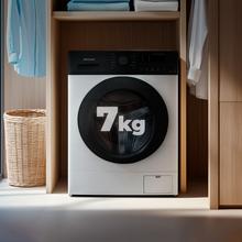 Bolero DressCode 7150 Inverter A Max Máquina de lavar roupa com capacidade para 7 kg e 1400 rpm, 12 programas, Classe A, Motor Inverter Plus, Steam Max, Drum Clean, Delay Start e Child Lock.