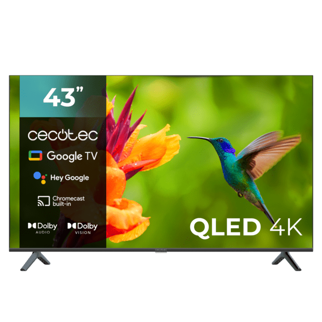 TV CECOTEC VQU40043 43 pulgadas QLED 4K