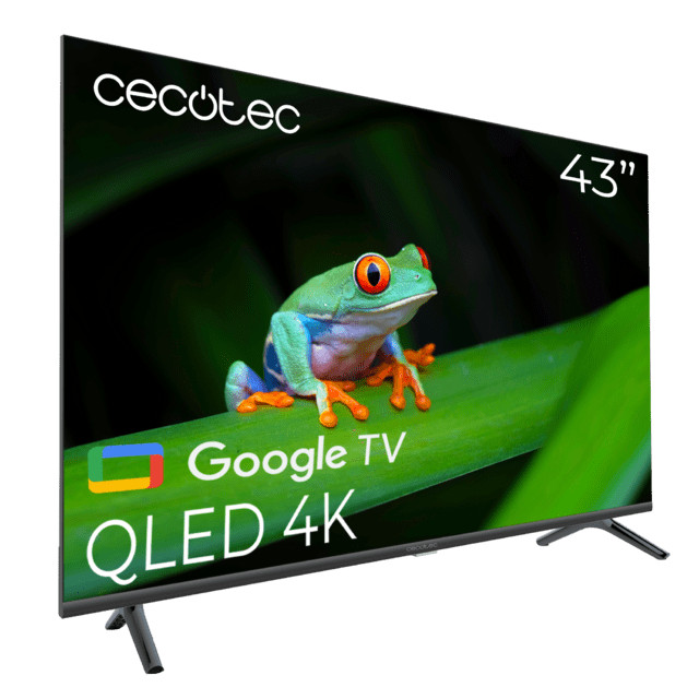 TV Cecotec VQU40043S 43 pulgadas QLED 4K lateral