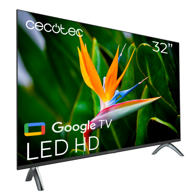 A4 series ALH40032S TV LED de 32" com resolução HD, Sistema operativo Google TV, Dolby Audio, Google Voice Assitant e Chromecast.