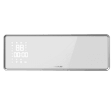 Calefactor Cerámico de Pared Ready Warm 5350 Power Box Ceramic Connected M 2000 W, Pantalla LED, Control Wifi, Mando a Distancia, Protección IP22, Kit de instalación