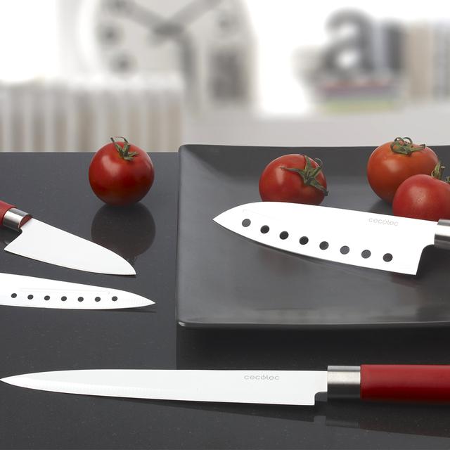 Coltelli Santoku in ceramica Set di 4 coltelli professionali con