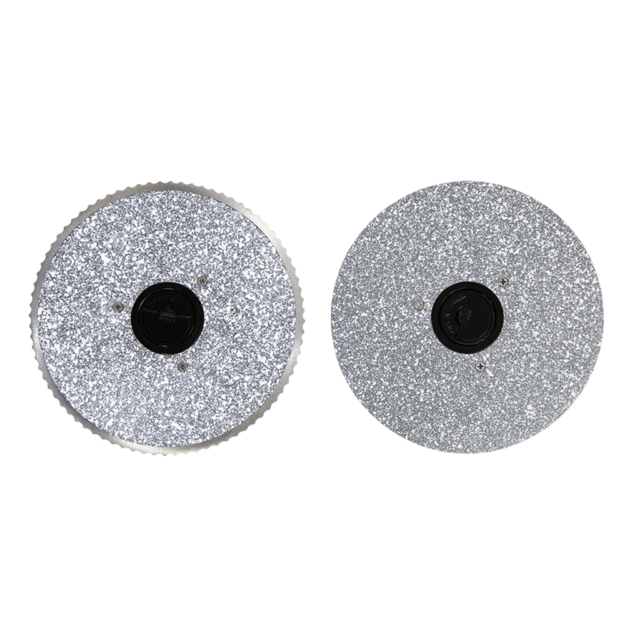 Rock'nCut Twin M. Cortafiambres de 180 W con 2 Discos Intercambiables para Cortar Fiambre o Pan, Revestimiento RockStone Antiadherente, Precisión de Grosor hasta 15 mm