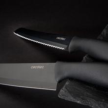 Cuchillos Santoku Cerámicos Set de 4 cuchillos profesionales con  recubrimiento cerámico. Cecotec