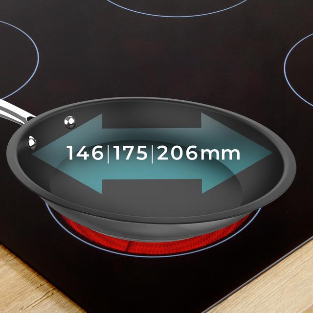 Cecotec Set Di Padelle Polka Classy 20-24: Acciaio Inox 18/10, Antiaderenti, Per Induzione E Lavastoviglie. Qualità E Risparmio Energetico.