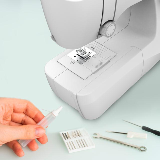 BelleCouture 1500 Máquina de coser con 15 puntadas para principiantes y kit de accesorios