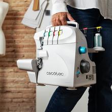BelleCouture OverLock Remalladora de 1100 rpm de velocidad, con presión de prensatelas ajustable y kit de accesorios