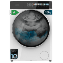 Bolero DressCode 10900 Autodose Inverter FullColor A Máquina de lavar Autodose branca de carregamento frontal com 10 kg de capacidade e 1400 rpm, tela FullColor de 10,3", 11 programas, motor Inverter Plus, SteamMax, Classe A, Spa Care, OnSmart, Fuzzy Logic, Smooth Wash, Antibacteriano Limpeza de borracha e tambor