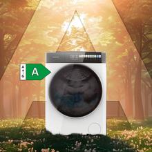 Bolero DressCode 10900 Autodose Inverter FullColor A Lavadora Autodosis de carga frontal blanca de 10 kg de capacidad y 1400 rpm, Pantalla FullColor 10,3", 11 programas, Motor Inverter Plus, SteamMax, Clase A, Sanitize, OnSmart, Fuzzy Logic, Smooth Wash y Goma Antibacteriana