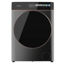 Bolero DressCode 10900 Autodose Inverter FullColor Steel A Lavadora Autodosis de carga frontal steel de 10 kg de capacidad y 1400 rpm, Pantalla FullColor 10,3", 11 programas, Motor Inverter Plus, SteamMax, Clase A, Sanitize, OnSmart, Fuzzy Logic, Smooth Wash y Goma Antibacteriana
