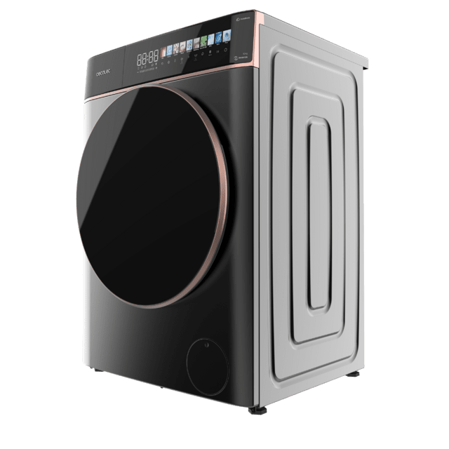 Bolero DressCode 10900 Autodose Inverter FullColor Steel A Máquina de lavar Autodose frontal em aço com capacidade de 10 kg e 1400 rpm, tela FullColor de 10,3", 11 programas, motor Inverter Plus, SteamMax, Classe A, Spa Care, OnSmart, Fuzzy Logic, Smooth Wash , Borracha antibacteriana e limpeza de tambor