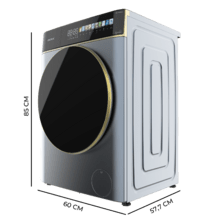 Bolero DressCode 10900 Autodose Inverter FullColor Ice Blue A Lavadora Autodosis de carga frontal ice blue de 10 kg de capacidad y 1400 rpm, Pantalla FullColor 10,3", 11 programas, Motor Inverter Plus, SteamMax, Clase A, Sanitize, OnSmart, Fuzzy Logic, Smooth Wash y Goma Antibacteriana