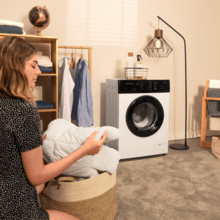 Bolero DressCode 720 E Lave-linge avec une capacité de 7 kg, classe E, 1200 tr/min, 16 programmes, Drum Clean, Delay Start et KidLock.