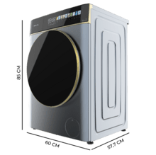 Bolero DressCode 10900 Inverter FullColor Ice Blue A Lavadora de carga frontal ice blue de 10 kg de capacidad y 1400 rpm, Pantalla FullColor 10,3", 11 programas, Motor Inverter Plus, SteamMax, Clase A, Sanitize, OnSmart, Fuzzy Logic, Smooth Wash, Goma Antibacteriana y barra indicadora de proceso