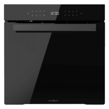 Bolero Hexa P506000 Glass Black A+ Horno integrable Pirolítico de 81L de capacidad, 11 funciones con Airfryer Master, Pizza Master, 3D Cooking, Steam Base X2, Pirólisis, Clase A+.