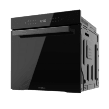 Bolero Hexa P506000 Glass Black A+ Horno integrable Pirolítico de 81L de capacidad, 11 funciones con Airfryer Master, Pizza Master, 3D Cooking, Steam Base X2, Pirólisis, Clase A+.