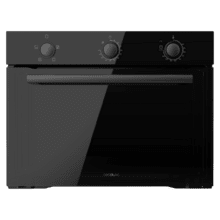 Bolero Hexa C134500 Glass Black A Horno Integrable Convencional de 56 L de capacidad, 4 funciones, 2800 W.