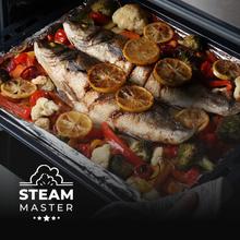 Bolero Hexa M224500 Glass Black A Horno Integrable Multifunción de 53L de capacidad, 7 funciones con Grill, Defrost, Steam Assist, 2600W.