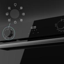 Bolero Hexa M224500 Glass Black A Horno Integrable Multifunción de 53L de capacidad, 7 funciones con Grill, Defrost, Steam Assist, 2600W.