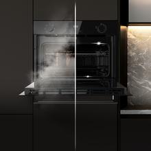 Bolero Hexa M224500 Glass Black A Horno Integrable Multifunción de 53L de capacidad, 7 funciones con Grill, Defrost, Steam Assist, 2600W.