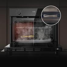 Bolero Hexa M224500 Glass Black A Horno Integrable Multifunción de 53L de capacidad, 7 funciones con Grill, Defrost, Steam Assist, 2600W.