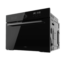 Bolero Hexa AF314500 Glass Black A Horno integrable Airfryer de 53L de capacidad, 11 funciones con Airfryer Master, Pizza Master, Steam Asisst, Steam EasyClean, 3D cooking, Clase A.