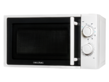 Micro-ondes avec gril White. 700 W de puissance, 20 L de capacité, gril de 900 W, 9 niveaux de fonctionnement, minuterie jusqu'à 30 minutes, mode Décongeler et finition blanche