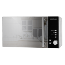 Cecotec 01677 forno a microonde Superficie piana Microonde con grill 20 L  1050 W Bianco - - Esseshop - Il tuo Partner in Informatica, PC e Networking