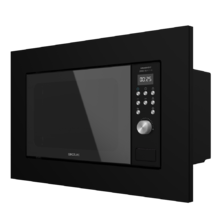 Digital GrandHeat 2000 Built-In Black Einbaubare Mikrowelle 700W, 20 L, 9 voreingestellte Funktionen, Quick Start, Elegantes Design