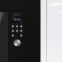 Micro-ondes numérique encastrable GrandHeat 2000 Built-In Black. 700 W, 20 litres de capacité, 9 fonctions préconfigurées, QuickStar, design élégant