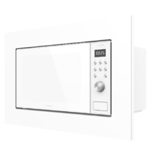 Micro-ondes numérique encastrable GrandHeat 2000 Built-In White. 700 W, encastrable, 20 litres, gril, 9 fonctions préconfigurées, QuickStar, design élégant