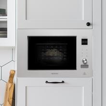 Microonde a incasso digitale con capacità di 21 litri, grill e 1200 W di potenza  GrandHeat 2090 Built-in Touch White.