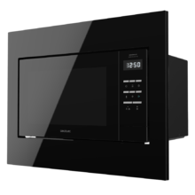 Microonde a incasso GrandHeat 2300 Built-In Black. 800 W di potenza, capacità 23 litri, grill, 5 livelli, 8 funzioni preimpostate, timer