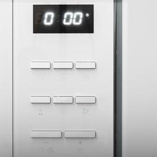 Grandheat 2300 Built-In White. Microondas encastrable digital de 23 Litros, 800 W, Integrable, Grill, 5 Niveles, 8 Funciones preconfiguradas, Temporizador, Diseño en Blanco