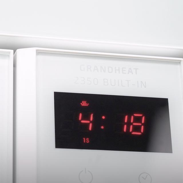 Microonde a incasso Digital GrandHeat 2350 Built-In White 900 W, a incasso, 23 L, grill, 9 funzioni preimpostate, Quick Start, timer