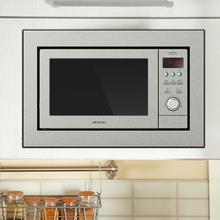 Microonde a incasso GrandHeat 2500 Built-In Steel. 900 W, a incasso, 25 L, grill, 10 funzioni preimpostate, Multicooking, Quick Start