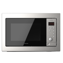 Micro-ondes numérique encastrable GrandHeat 2500 Built-In SteelBlack. 900 W de puissance, encastrable, 25 litres, gril, Quick start, 8 fonctions préconfigurées, minuterie