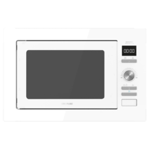 Micro-ondes encastrable numérique GrandHeat 2590 Built-In White. Puissance 900 W, encastrable, 25 litres, Grill 1000 W, 8 fonctions préréglées, Minuterie