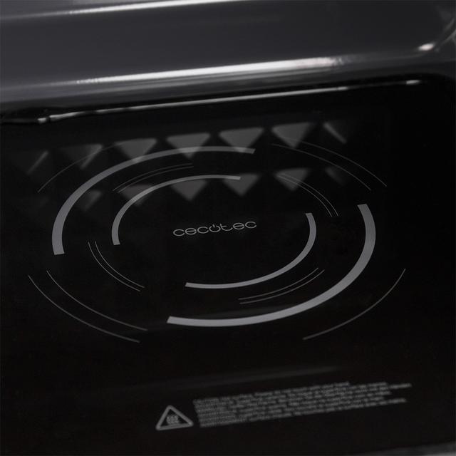 Microonde senza piatto GrandHeat 2000 Flatbed Black. Capacità 20 litri, 700 W di potenza, timer fino a 60 min, rivestimento interno in ceramica