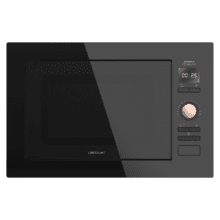 GrandHeat 2590 Built-in BlackRose. Microondas Encastrable Digital de 900 W, Integrable, 25 Litros, 8 Funciones Preconfiguradas, Quick Start, Temporizador