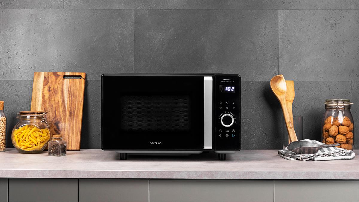 GrandHeat 2500 Flatbed Touch Black Microondes sans plateau tournant Cecotec