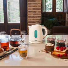 Thermosense 140 White Hervidor de agua de 1 litro de capacidad, libre de BPA y con 2200 W.