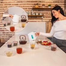 Thermosense 140 White Bouilloire d’1 L de capacité avec 2200 W et sans BPA.