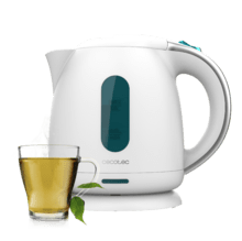 Thermosense 140 White Hervidor de agua de 1 litro de capacidad, libre de BPA y con 2200 W.