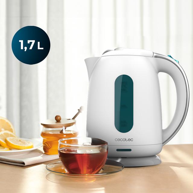 Thermosense 180 White Bouilloire d’1,7 L de capacité avec 2200 W et sans BPA.