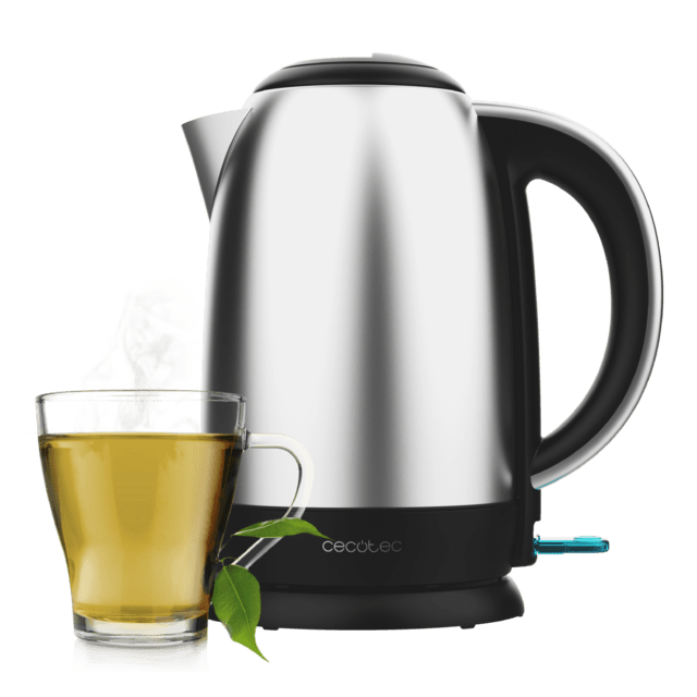 Thermosense 200 Steel Hervidor de agua de 1,7 litros, cuerpo de acero inoxidable y con 2200 W.