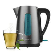 Thermosense 210 Steel Hervidor de agua de 1,7 litros, cuerpo de acero inoxidable y con 2200 W.