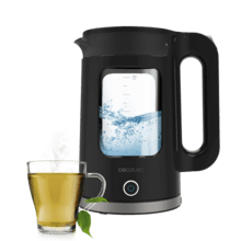 Thermosense 330 Glassy Hervidor de agua de 1,7 litros, cuerpo de vidrio de borosilicato de alta calidad con 2200 W.